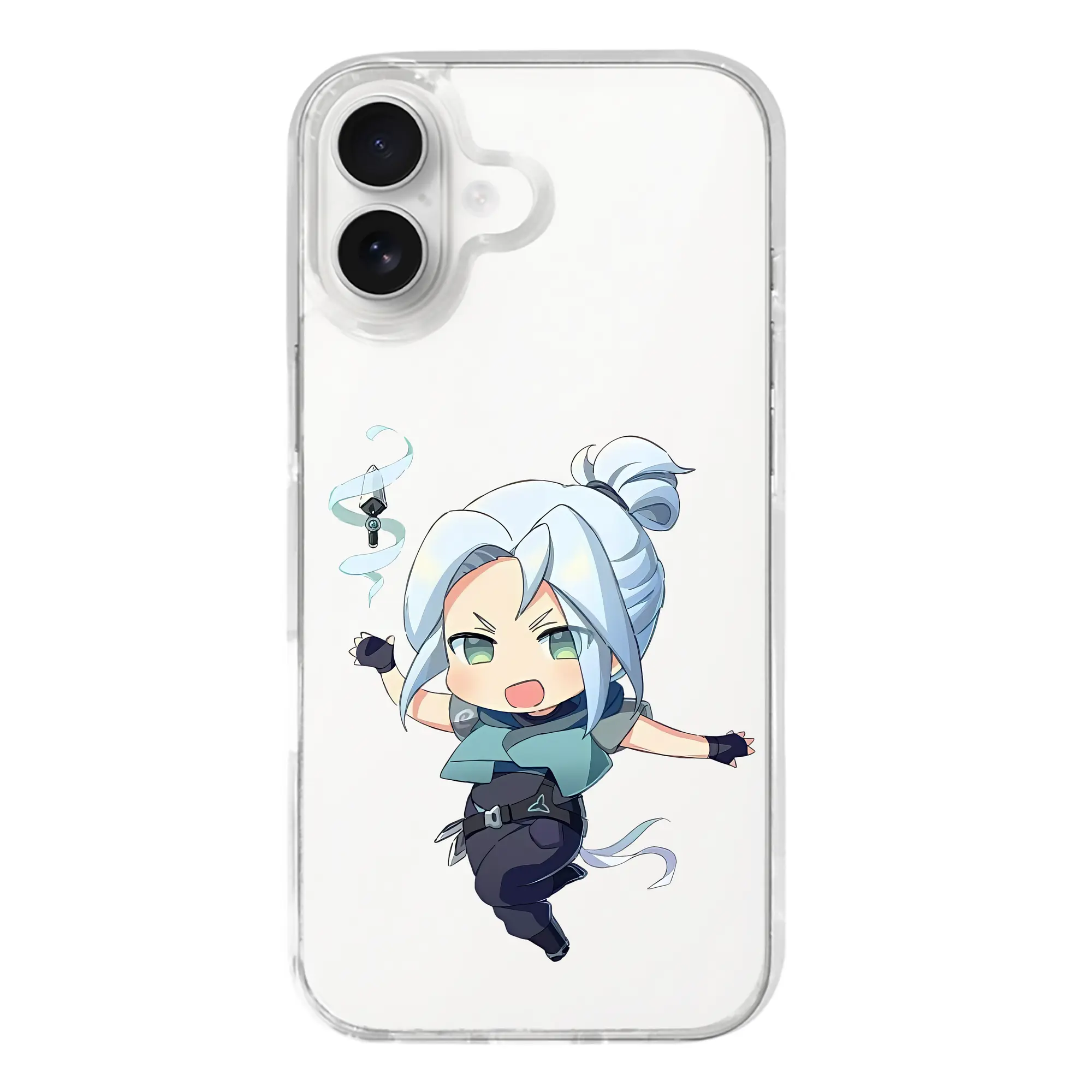 VALORANT グッズ,ジェット - iPhone 17シリーズ 透明スマホケース – 薄型・耐衝撃・精密フィット保護カバー